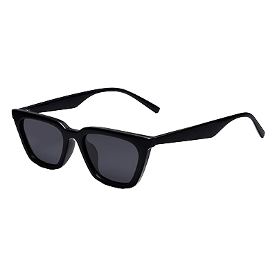 Polarized Narrow Square Cateye Sunglasses